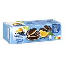 Gerblé, Génoise nappée chocolat fourée orange sans sucres ajoutés