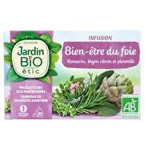 Jardin bio étic, Infusion bien être du foie 20 sachets