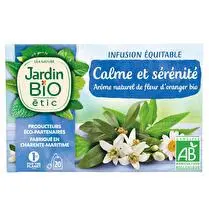 Jardin bio étic, Infusion calme et sérénité bio 20 sachets