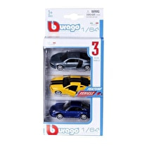 Burago, A  SET 3 VEHICULES 1/64EME