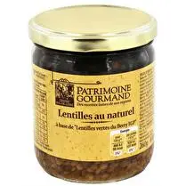 Patrimoine gourmand, Lentilles vertes du Berry IGP au naturel