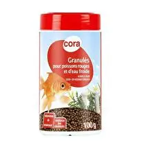 Cora, Granulés poissons rouges 100g