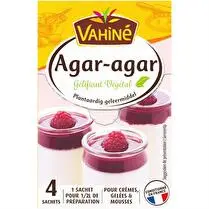 Vahiné, Gélifiant alimentaire  végétal x4