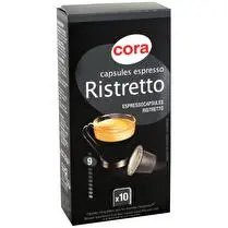 Cora, Capsules espresso ristretto
