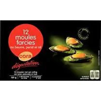 Cora, Moules farcies à la persillade x12