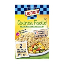Lustucru, Duo de quinoa blé & lentilles en sachets cuisson