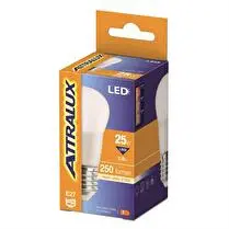 Attralux, Ampoule led sphérique dépolie E27-25W
