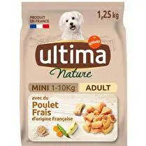 Ultima, Croquettes au poulet pour chien mini