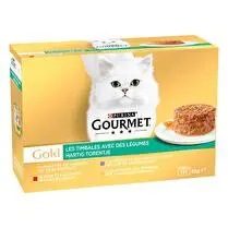 Gourmet, Repas pour chat Timbales 4 Variétés