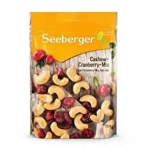 Seeberger, Melange mix noix de cajou cranberry non salé