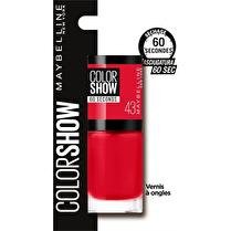 GEMEY MAYBELLINE Vernis à ongles colorshow 43 red apple