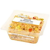 Mix Buffet, Taboulé au poulet roti, dés de tomates et poivrons