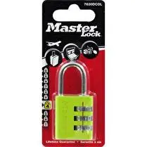 Master lock, Cadenas combi alu couleur 30mm