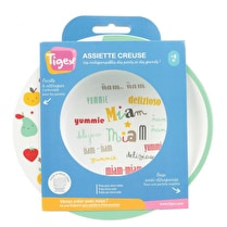 Tigex, Assiette micro-ondes design base anti dérapante