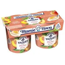 Mamie Nova, Yaourt gourmand à la pêche