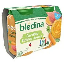 Blédina, Pots carottes patates douces dès 6 mois