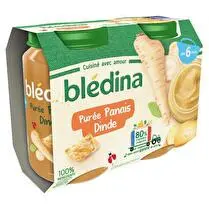 Blédina, Pots purée panais dinde