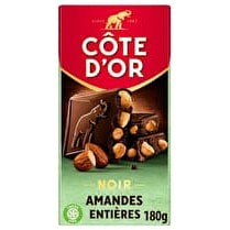 Côte d'or, Chocolat noir aux amandes entières