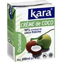 Kara, Crème de coco