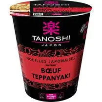 Tanoshi, Cup nouilles boeuf teppanyaki