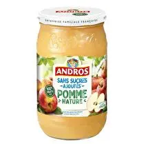 Andros, Bocal pomme sans sucres ajoutés