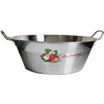 Votre rayon propose, Bassine à confiture inox 9 litres décorée 38cm tous feux   induction