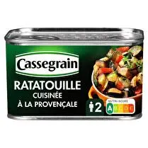 Cassegrain, Ratatouille cuisinée à la provençale