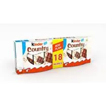 Kinder, Barres chocolat x 18
