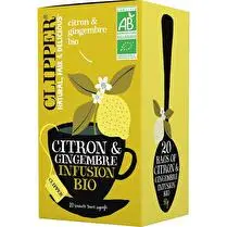 Clipper, Infusion citron gingembre BIO 20 sachets