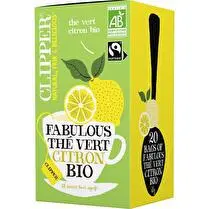 Clipper, Infusion thé vert citron BIO 20 sachets