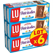 Lu, Petit écolier Lait - x 6 soit 900 g