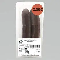 Bahier, Boudin noir à l'ancienne aux oignons   2x125g