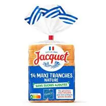 Jacquet, Maxi tranches Nature sans sucres ajoutés