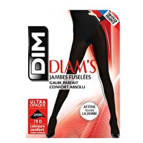 Dim, Collant Diam's Jambes fuselées ultra opaque Noir taille 3/4