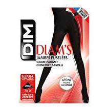 DIM Collant Diam's Jambes fuselées ultra opaque Noir taille 3/4