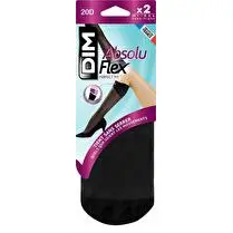 Dim, Mi Bas Absolu Flex x 2 Noir taille 35/41