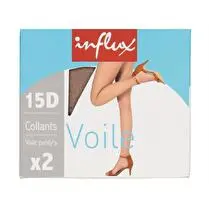 Influx, Collant duo voile, Sépia, T3