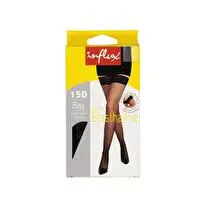 Influx, Bas dentelle large, Noir, T2