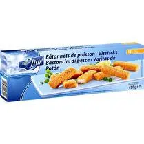 Your fish, 15 bâtonnets de poisson panés