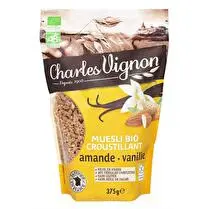 Charles Vignon, Muesli croustillant amande vanille BIO