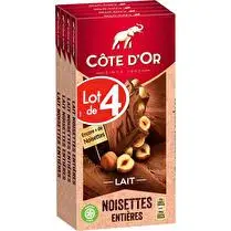 Côte d'or, Chocolat Lait noisettes