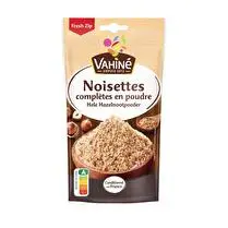 Vahiné, Noisettes complètes en poudre