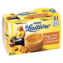 La laitière, Le petit pot de crème au caramel