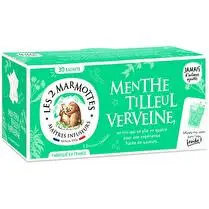 Les 2 marmottes, Infusion menthe tilleul verveine