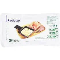 Le moins cher, Raclette nature en tranches