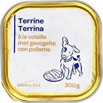 Le moins cher, Terrine pour chien à la volaille