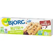 Bjorg, Biscuits lin & pépites de chocolat BIO
