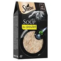Sheba, Soupe sachets fraîcheur aux filets de poulet pour chat