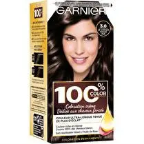 Garnier, Coloration 100%  châtain foncé dur N°3.0