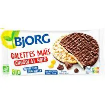Bjorg, Galette maĂŻs chocolat noir BIO